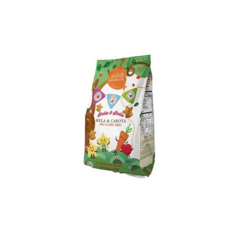 GALLETA ESTRELLITAS MANZANA ZANAHORIA 300G ECO SOTOLESTELLE