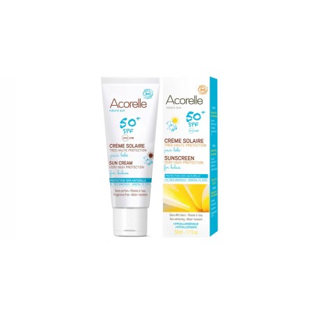 CREMA SOLAR BEBE 50ML SPF 50+ ECO ACORELLE