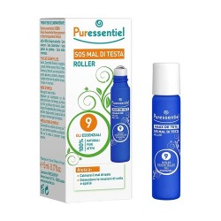 ROLL-ON SOS DOLORES DE CABEZA 9 ACEITES ESENCIALES PURESSENTIEL