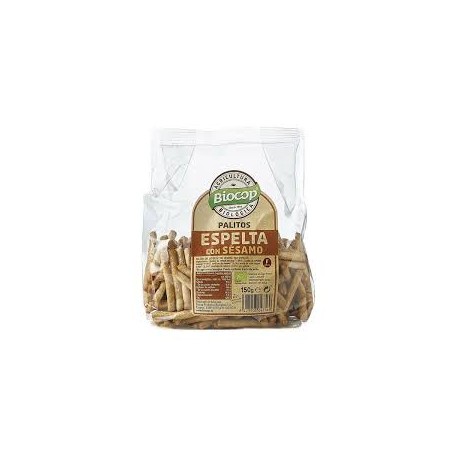 PALITOS DE ESPELTA CON SESAMO ECO 150G BIOCOP 