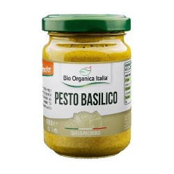 PESTO ALBAHACA PECORINO S/G 130G ECO BIO ORGANICA