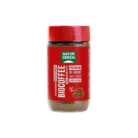 BIOCOFFEE DESCAFEINADO LIOFILIZADO 100G ECO NATURGREEN