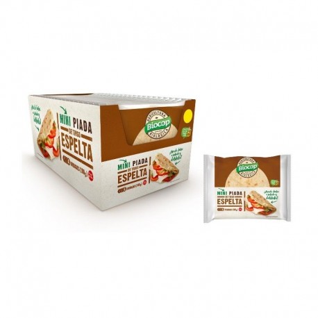 PIADINA MINI TRIGO ESPELTA 4x25G 100 G ECO BIOCOP