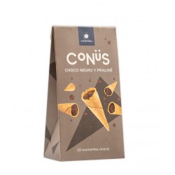 CONÜS CHOCOLATE NEGRO Y PRALINE 70G ECO RODELLAS