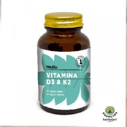 VITAMINA D3 & K2 60 CAP ECO NADIU